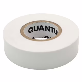 Ізоляційна стрічка Quantum white shinny 18мм/20м (QM-EIT130WS-18/20)