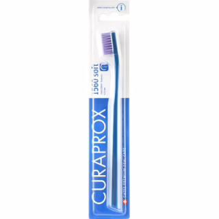 Зубна щітка Curaprox CS 1560 Soft М'яка D 0.15 мм Синя з фіолетовою щетиною (CS 1560-04)