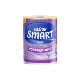 Бумажные полотенца Smart Tissue Classic Decor 2 слоя 190 отрывов 36.1 м 1 рулон (5944582100152)