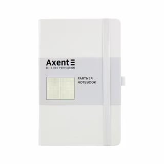 Книга записна Axent Partner 125х195 мм в точку 96 аркушів Біла (8306-21-A)