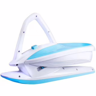 Санки Plastkon Skidrifter белые с голубым (49098)