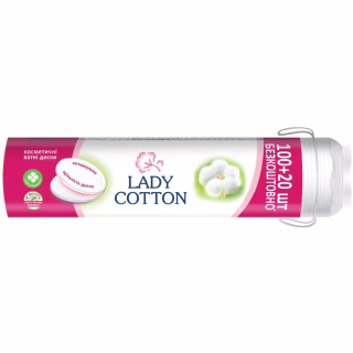 Ватные диски Lady Cotton 100+20 шт. (4744246013023)