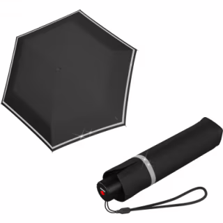 Зонт Knirps Rookie Manual Black Reflective (Kn95 6050 1000)