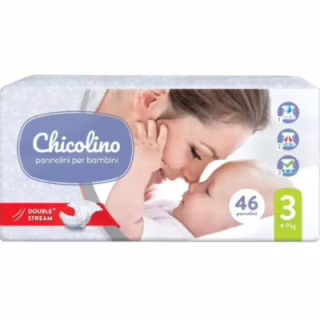 Подгузники Chicolino Middle Размер 3 (4-9 кг) 46 шт (4823098410546)