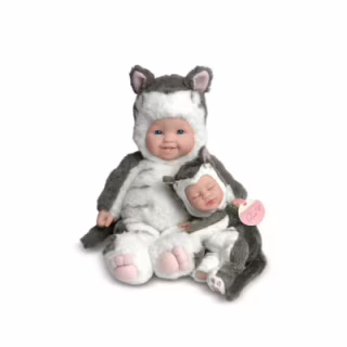Пупс Anne Geddes набір Маленькі сестри Кошенятка 38 см та 23 см (575706)