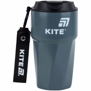 Термокружка Kite 450 мл сіра (K25-1220-1)