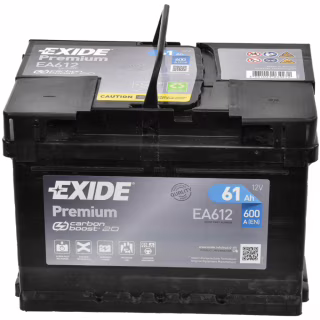 Аккумулятор автомобильный EXIDE PREMIUM 61A (EA612)