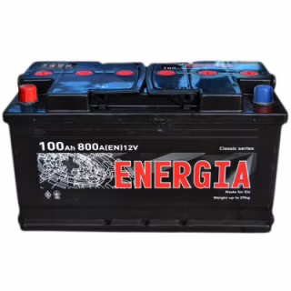Акумулятор автомобільний ENERGIA 100Ah (+/-) (800EN) (22393)