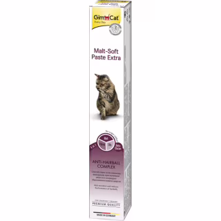 Паста для животных GimCat Malt-Soft Extra для вывода шерсти 100 г (4002064407517/4002064407531)