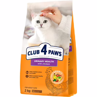 Сухой корм для кошек Club 4 Paws Premium поддержка здоровья мочевыводящей системы 2 кг (4820215369411)