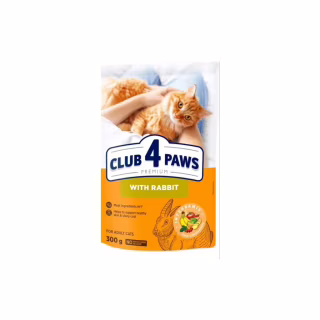 Сухой корм для кошек Club 4 Paws Premium с кроликом 300 г (4820269140202)