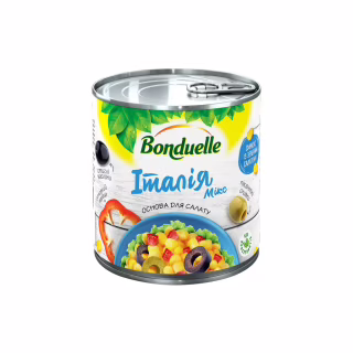 Овощная консервация Bonduelle Овощная смесь Италия Микс 310 г (3083681068481)