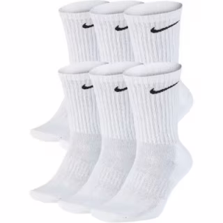 Носки Nike U NK EVERYDAY CUSH CREW 6PR-BD SX7666-100 46-50 6 пар Білі (194954124810)