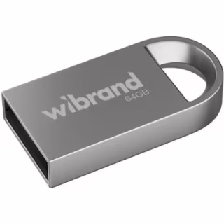 USB флеш накопичувач Wibrand 64GB lynx Silver USB 2.0 (WI2.0/LY64M2S)