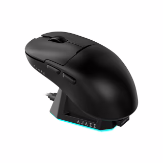 Мишка Ajazz AJ159P MC Wireless/Bluetooth/USB Charging Dock Black (AJ159P-MC-B)