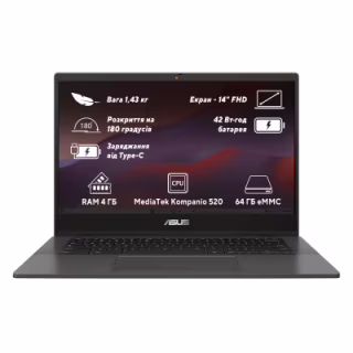 Ноутбук ASUS Chromebook CM1 CM1402CM2A-NK0272 (90NX0631-M00AF0)