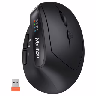 Мышка Meetion BTM008 Wireless/Bluetooth Black (MT-BTM008-A)