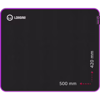Килимок для мишки Lorgar Main 315 Black/Purple (LRG-GMP315)