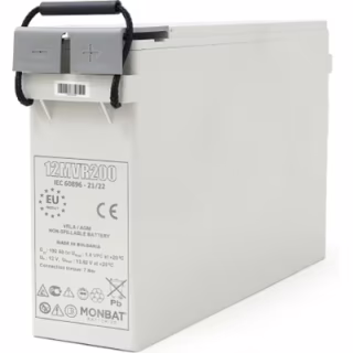 Батарея к ИБП MONBAT 12V-200Ah, AGM FRONT TERMINAL (12MVR200)