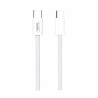 Дата кабель USB-C to USB-C 1.0m 60W white XO (NBQ260A_С_White)