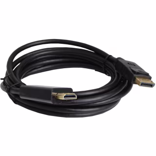 Кабель мультимедийный DisplayPort M to HDMI M 3.0m 4K60Hz black Patron (PN-DP-HDMI-30)