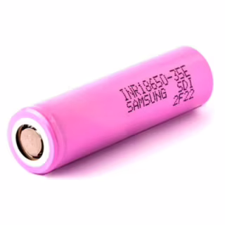 Аккумулятор 18650 3350mAh, 8A, 4.2/3.6/2.5V, pink Samsung (INR18650-35E)