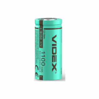 Аккумулятор 18350 1100mAh bulk/1шт Videx (18350/1100/1B)