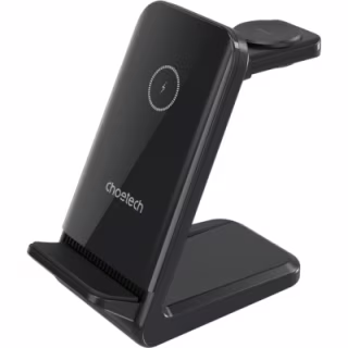 Зарядний пристрій Choetech Wireless 3-in-1 15W black (T608-F)