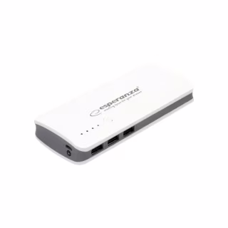 Батарея универсальная Esperanza 8000mAh input/Micro-USB, output/3*USB, White/Grey (EMP106WE)