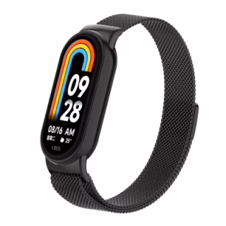 Ремешок для фитнес браслета Armorstandart Milanese Magnetic для Xiaomi Smart Band 10/9/8 Black (ARM86890)