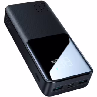 Батарея універсальна JOYROOM 20000mAh 22,5W PD, QC/3.0, 2*USB-A, Micro-USB, USB-C In/Out Black (JR-QP192)