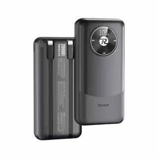 Батарея универсальная Remax 20000mAh, 22.5W, Black (RPP-38 / 45364)