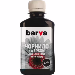 Чернила Barva Epson 112 180 мл, black, pigm. (E112-821)