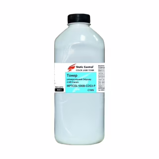 Тонер HP/Canon MPTCOL OS3 500г cyan (фасовка) Static Control (MPTCOL-500B-COS3-P)