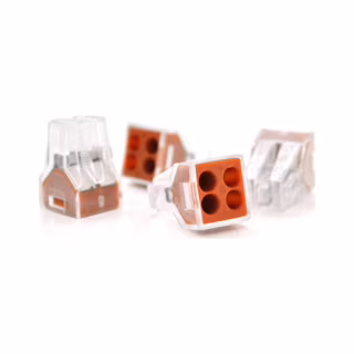 Соединитель кабеля 4-pin аналог WAGO K773-104, 50штпак Voltronic (K773-104/50)
