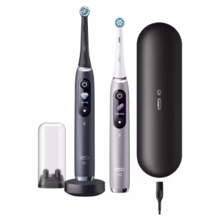 Электрическая зубная щетка Oral-B Series 9 DUO iOM9d.2J2.2AD Рожева+Чорна (2) (4210201411574)