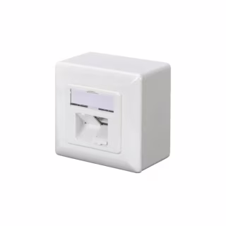 Компьютерная розетка Digitus 2xRJ45 FTP, для наружной проводки (DN-9002-N)