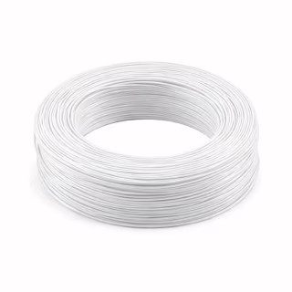 Кабель силовой MYSUN гнучкий, мідний, бухта 610м WHITE (24AWG-WT)