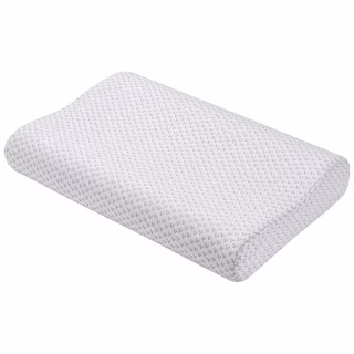 Подушка ARDESTO ортопедическая Sleepwell волна, пена мемори, 60х40х11/9см белый (ART6040COP)