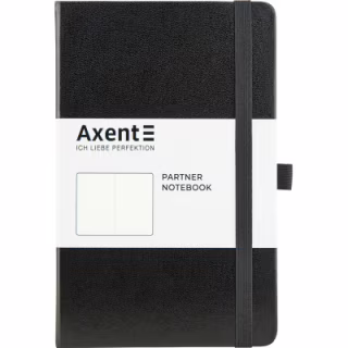Книга записна Axent Partner 125х195 мм без лініюванням 96 аркушів Чорна (8307-01-A)