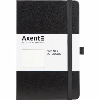 Книга записная Axent Partner 125х195 мм без линовки 96 листов Черная (8307-01-A)