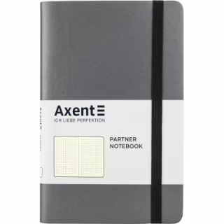 Книга записная Axent Partner Soft 125х195 мм в точку 96 листов Серая (8310-15-A)