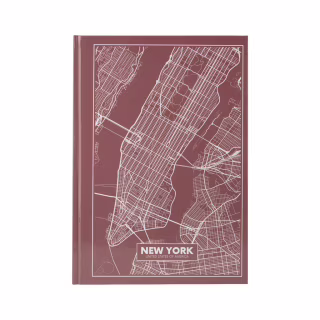 Канцелярська книга Axent Maps New York А4 у твердій обкладінці 96 аркушів у клітинку (8422-543-A)