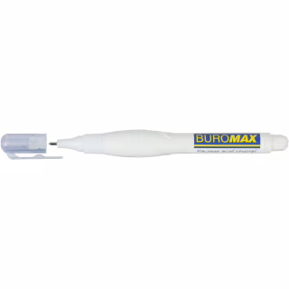 Корректор Buromax ручка 5 мл, спиртовая основа, металлический наконечник (BM.1058)