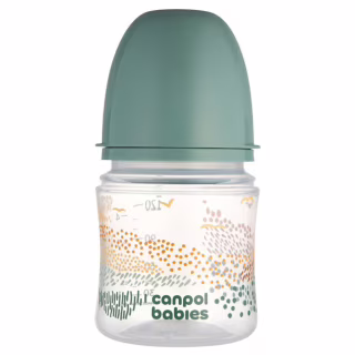 Бутылочка для кормления Canpol babies Easystart MOUNTAINS антиколиковая с широким отверстием 120 мл зеленая (35/242_gre)