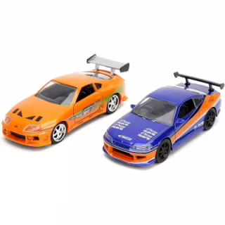 Машина Jada набiр автомоделей Fast and Furious Nissan Silvia S15 і Toyota Supra (253202017)
