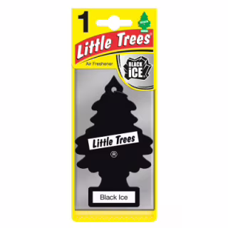 Ароматизатор для автомобиля Little Trees Чёрный лёд (78092)