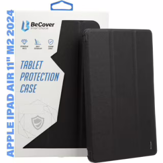 Чохол до планшета BeCover Tri Fold Hard TPU Apple iPad Air 11" M2/M3 (2024/2025) Black (711400)