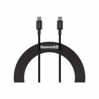Дата кабель USB-C to USB-C 1.0m 5A Black Baseus (CATYS-B01)