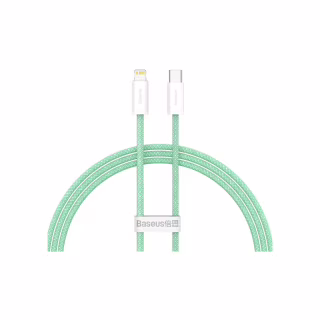 Дата кабель USB-C to Lightning 2.0m 20W green Baseus (CALD000106)